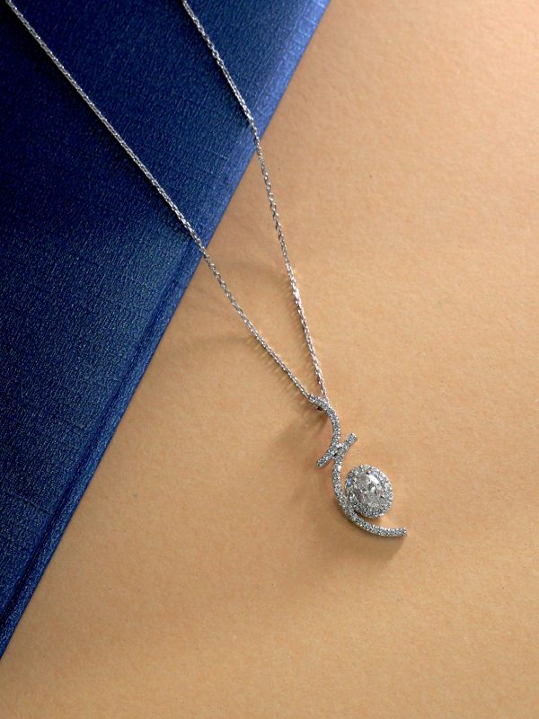 Diamond Pendant Necklace - Image 4