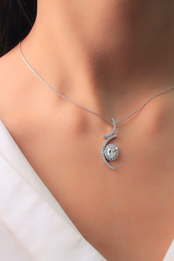 Diamond Pendant Necklace - Image 2