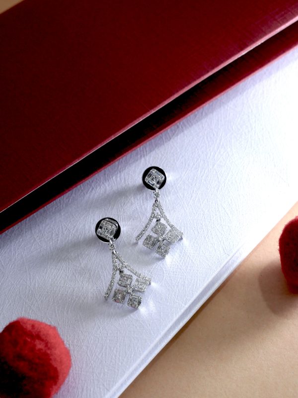 ต่างหูเพชร BE3809WDI1 D1.57ct - Image 4
