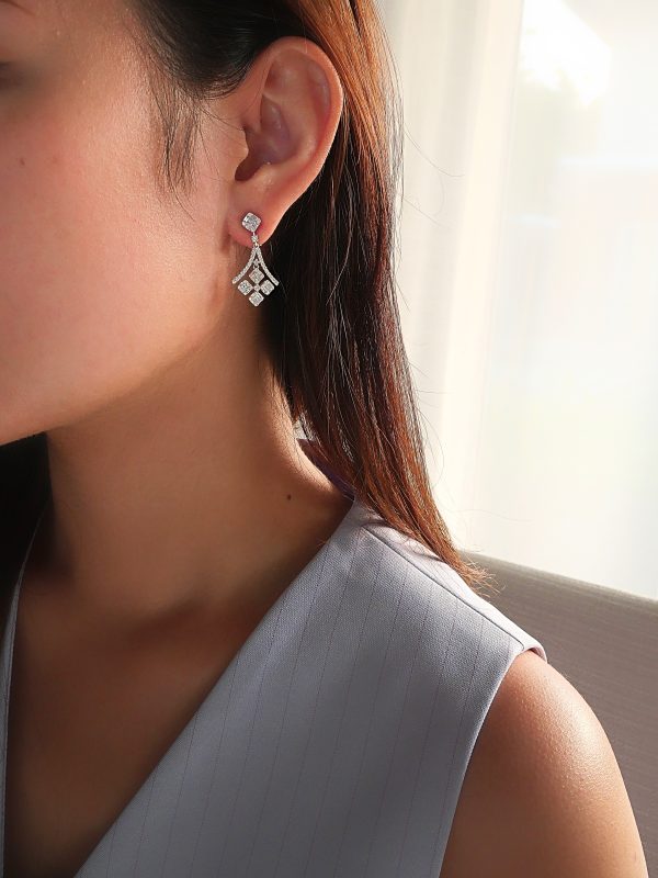 ต่างหูเพชร BE3809WDI1 D1.57ct