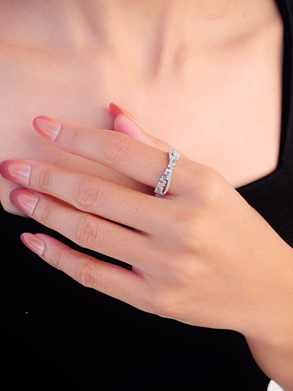Twisted Diamond Ring