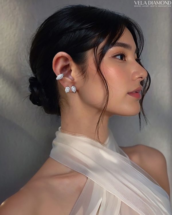 Vela Marquise Diamond Earcuff - Image 3