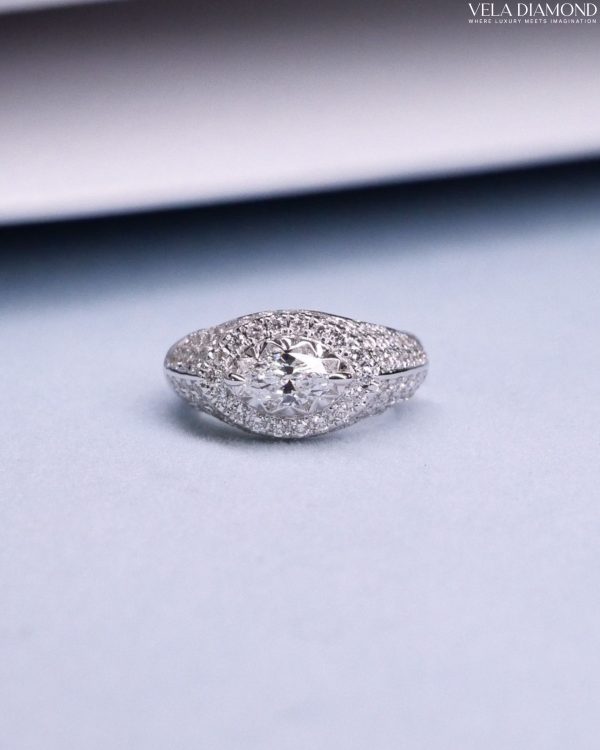 Vela Marquise Diamond Earcuff