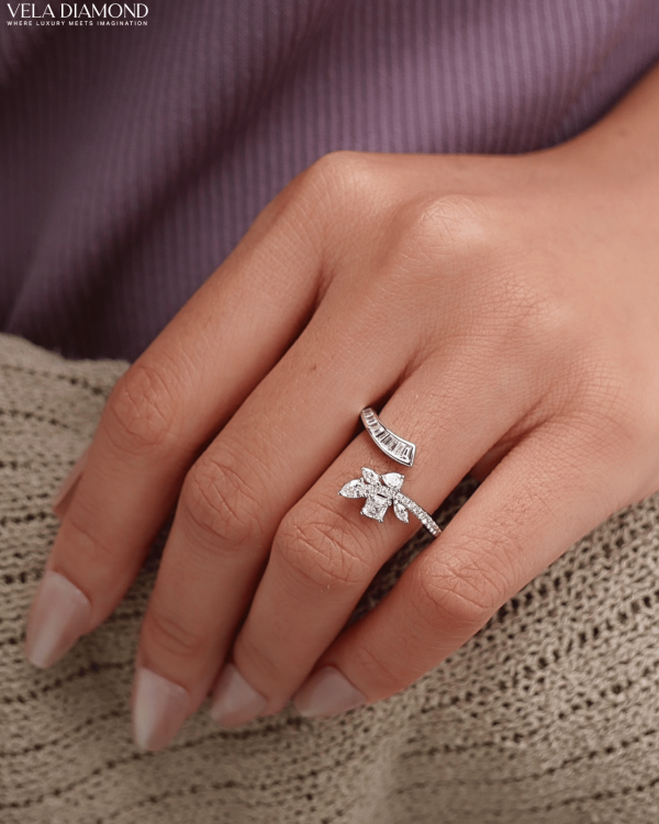 แหวน Vela Diamond’s Signature Open Ring - Image 2