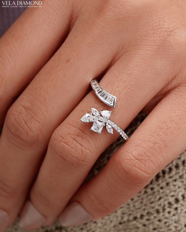 แหวน Vela Diamond’s Signature Open Ring - Image 3