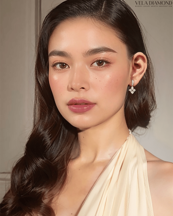 ต่างหูเพชร Vela Mix Fancy Diamond - Image 3