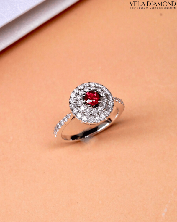 แหวนVela Ruby Diamond Ring