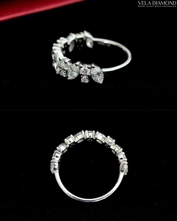 แหวน Signature Vela Diamond Fancy Mix –Marquise & Round 1.28 ct - Image 5