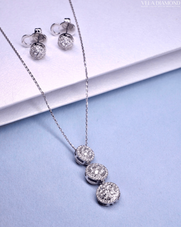 Vela Twist Diamond Earrings - Image 9