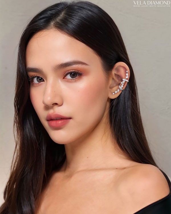Vela Clamberelle Diamond Earcuff - Image 4