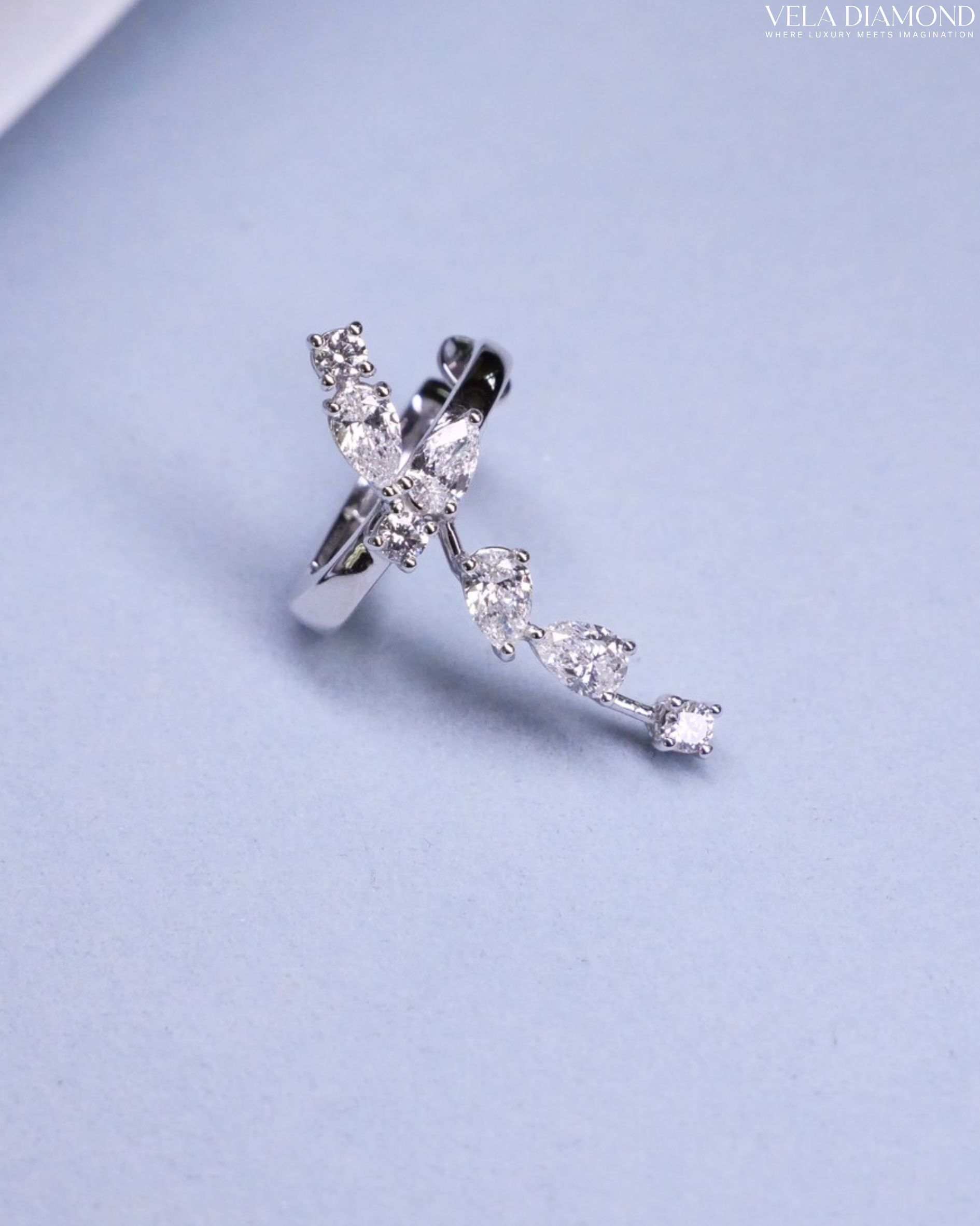 Vela Clamberelle Diamond Earcuff
