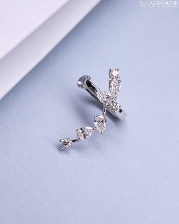 Vela Clamberelle Diamond Earcuff - Image 8