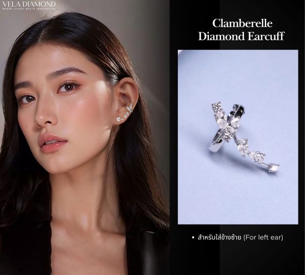 Vela Clamberelle Diamond Earcuff - Image 5