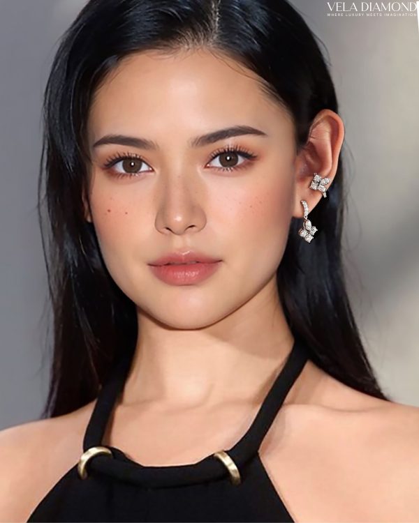 Vela Mix Fancy Diamond Earcuff - Image 2