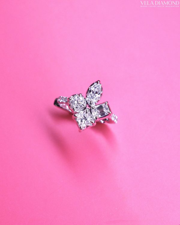 Vela Mix Fancy Diamond Earcuff