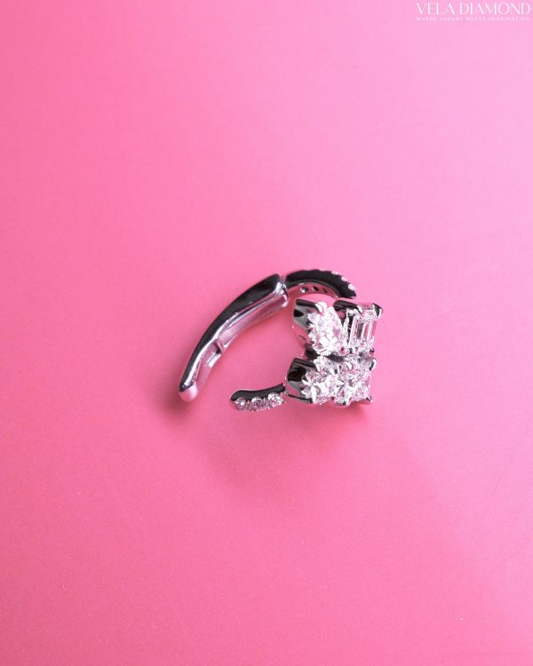 Vela Mix Fancy Diamond Earcuff - Image 3