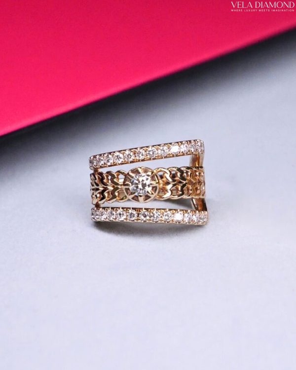 Vela The Art of Gold Filigree Earcuff - Image 5