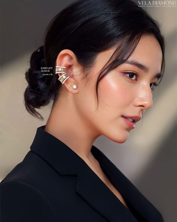 Vela The Art of Gold Filigree Earcuff - Image 3