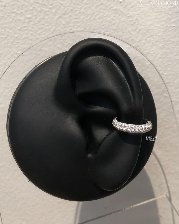 Vela Pavé Diamond Earcuff - Image 5