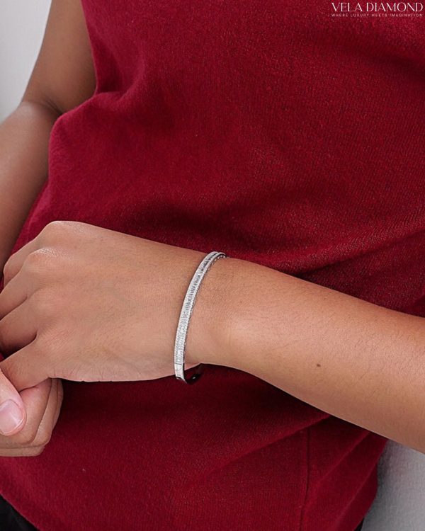 กำไลเพชร Vela Tapper Diamond Bangle - Image 3