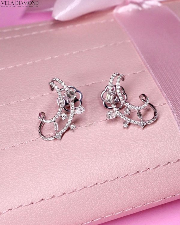 ต่างหูเพชร Vela  Mix Fancy Shape