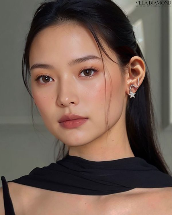 ต่างหูเพชร Luminous Star Diamond - Image 2