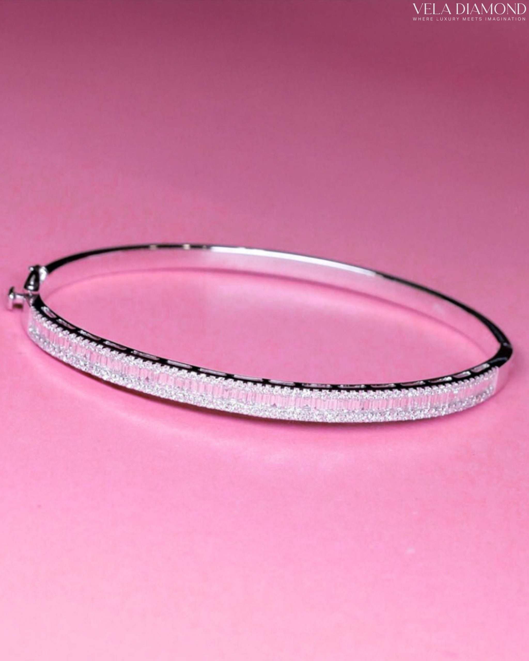 กำไลเพชร Vela Tapper Diamond Bangle