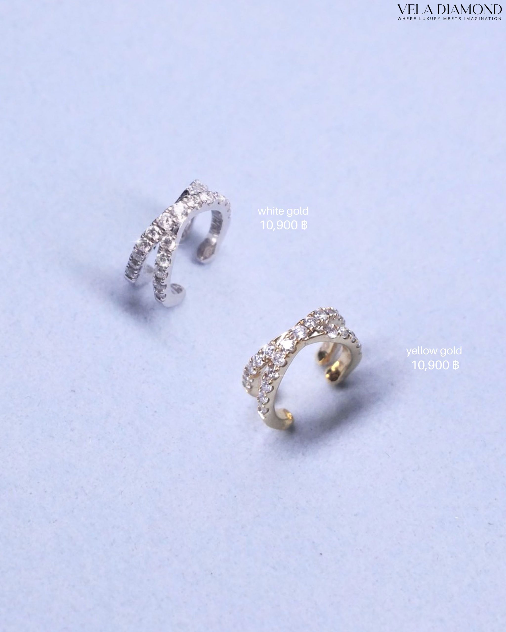 Vela Diamond Earcuff X Collection