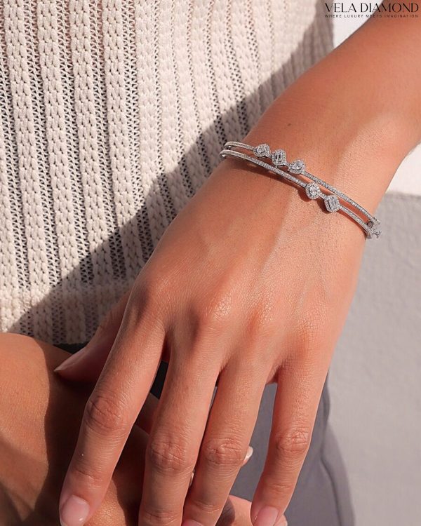Vela Twin Grace Bangle (Made to Order) - Image 2