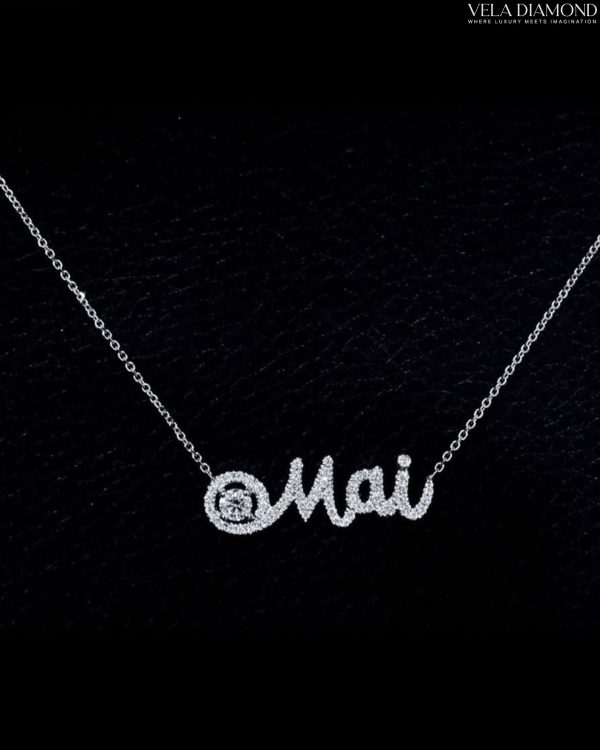 Custom Initial Diamond Necklace