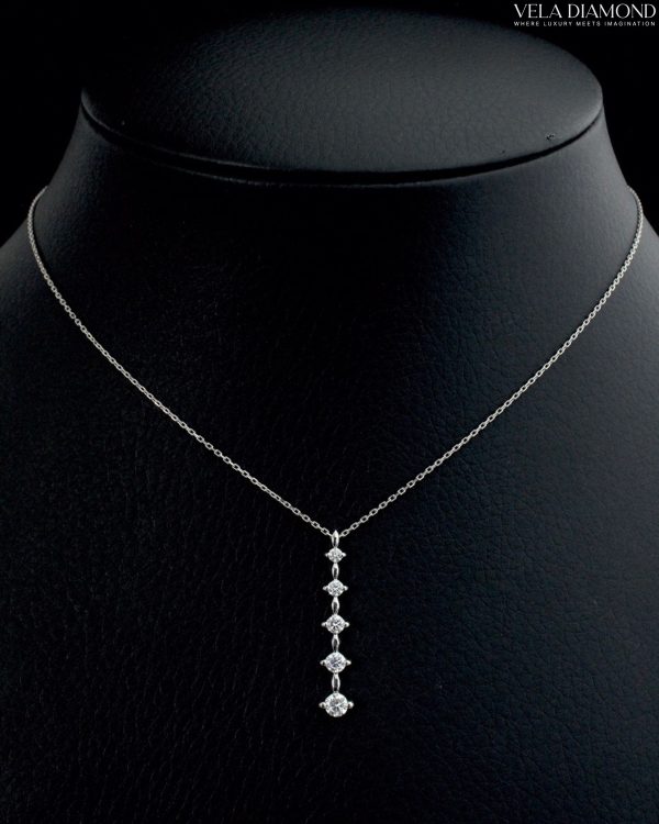 Vela Lightfall Diamond Necklace - Image 4