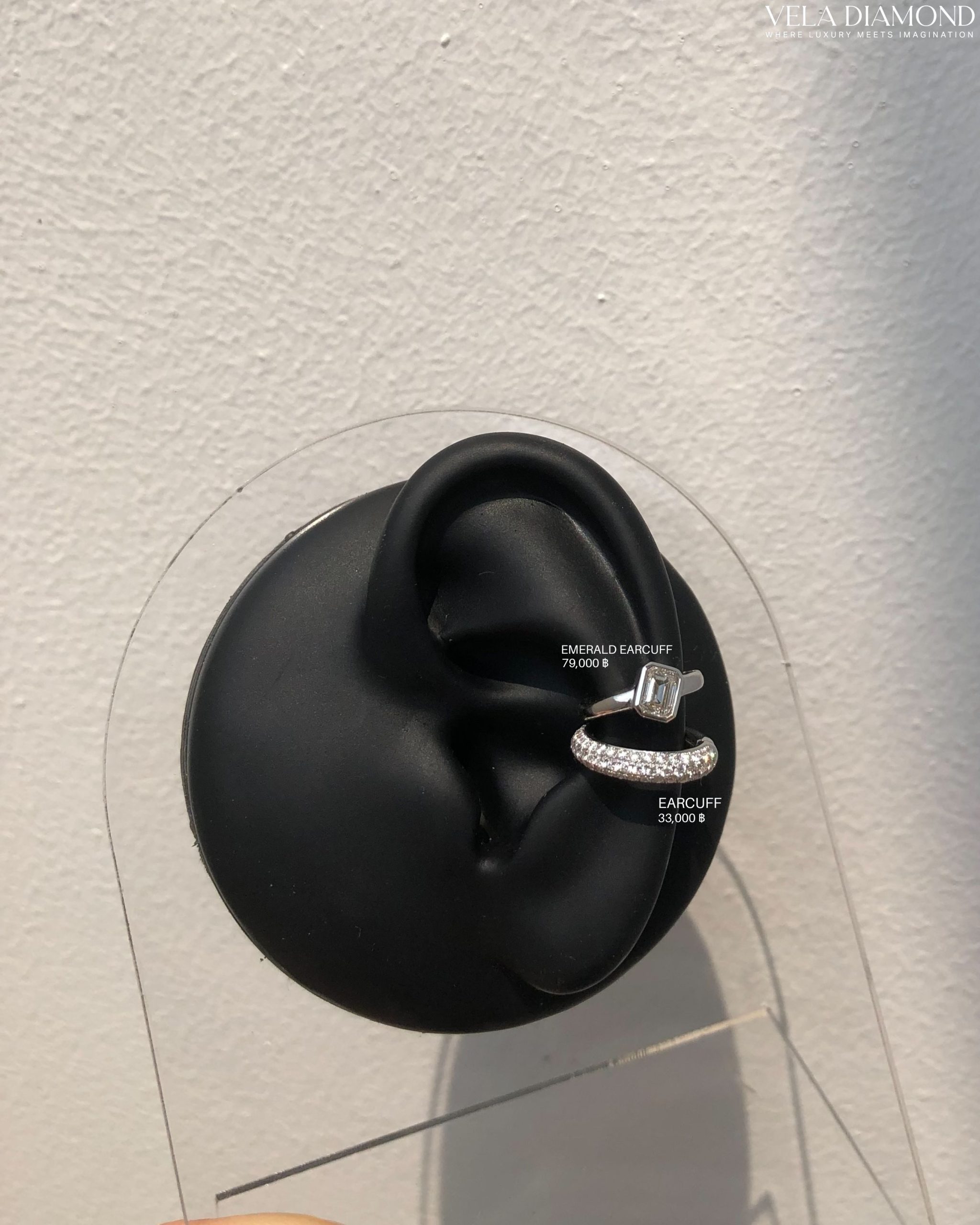 Vela Pavé Diamond Earcuff
