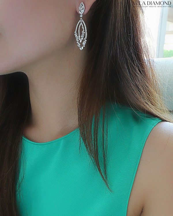 ต่างหูเพชร Vela Shimmer Pair - Image 3