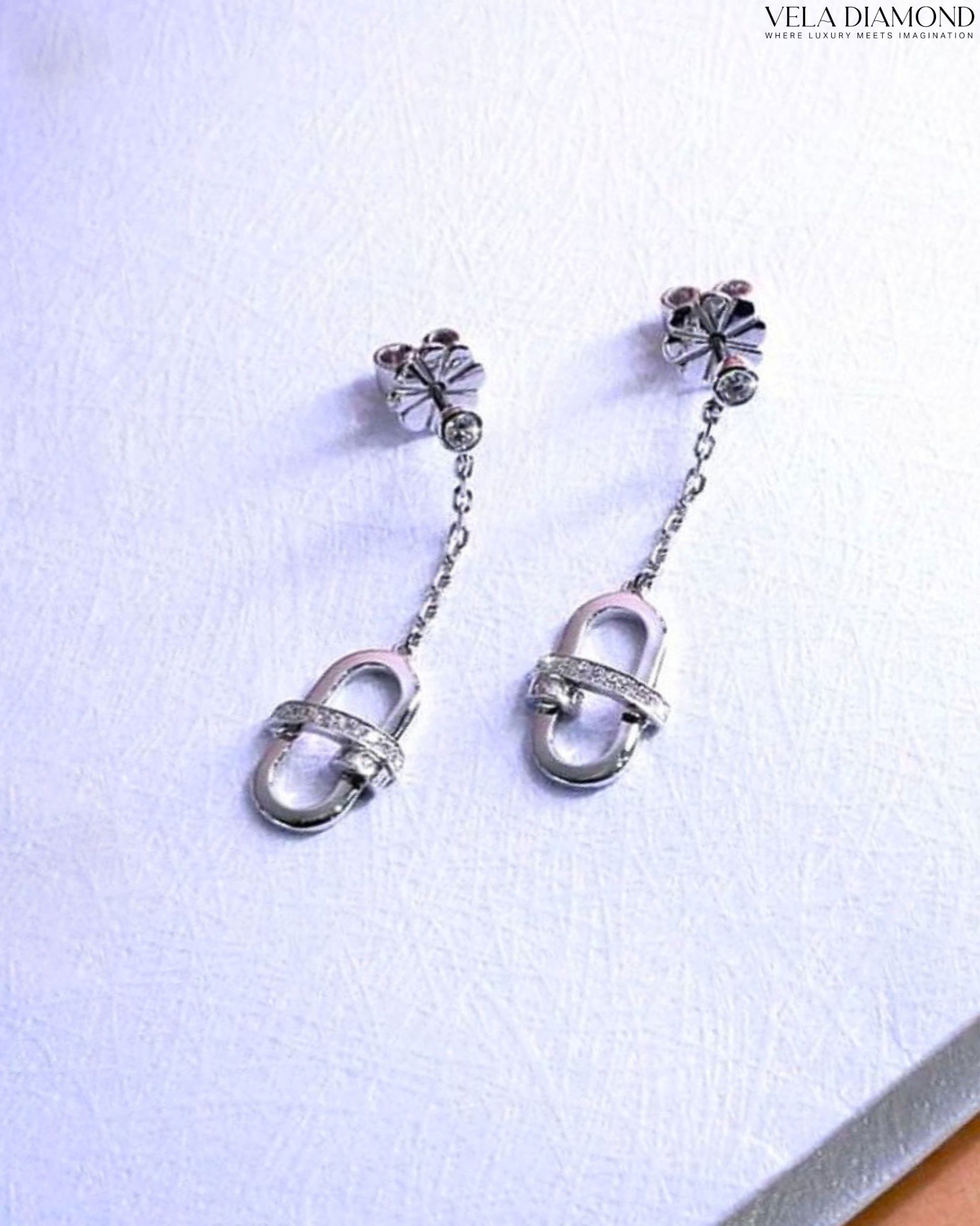 ต่างหูเพชร Vela Soft Sparkle