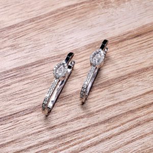 ต่างหู Vela Black Rhodium Brilliance