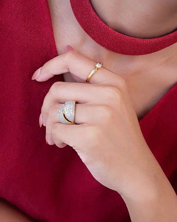 Radiant Twist Diamond Ring - Image 3
