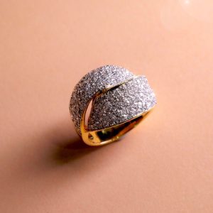 Radiant Twist Diamond Ring