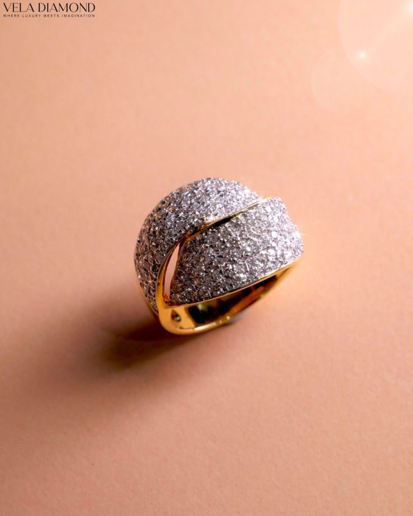 Radiant Twist Diamond Ring