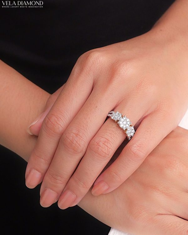 แหวนเพชร Illusion Sparkle Ring - Image 2