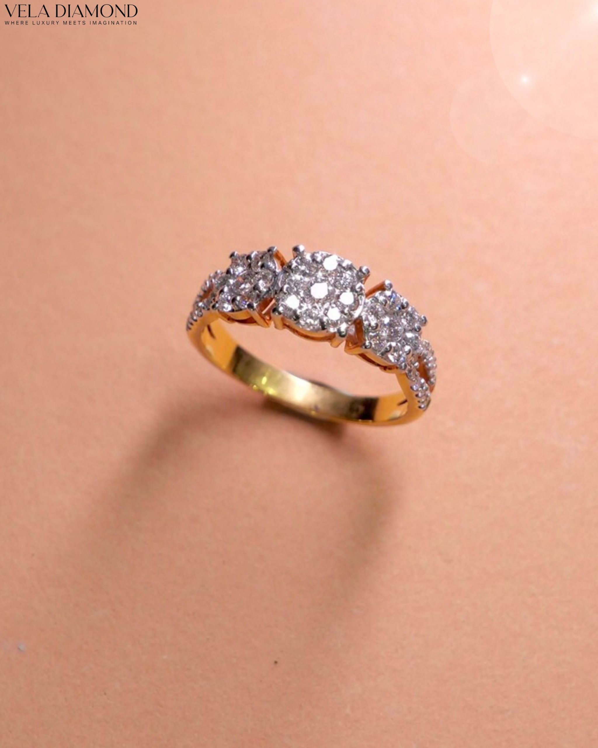 แหวนเพชร Illusion Sparkle Ring