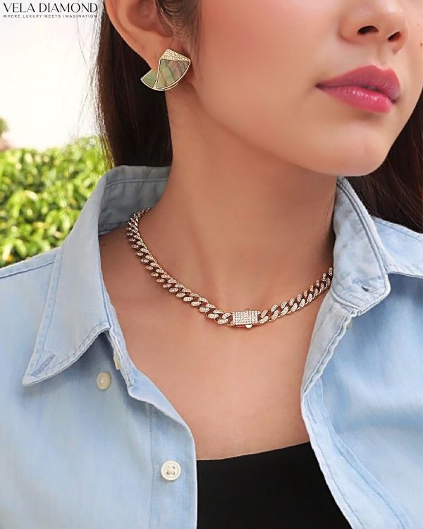 ต่างหูVela Trésor Moderne (Tahitian Pearl & Diamond) - Image 3