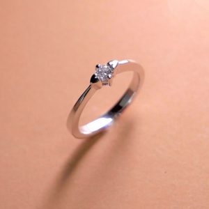 แหวนเพชรกลม Classic Solitaire Ring