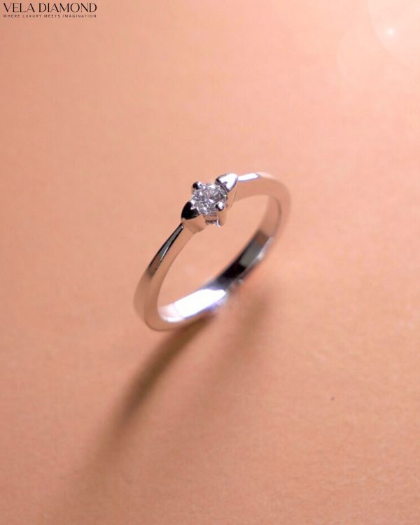 แหวนเพชรกลม Classic Solitaire Ring