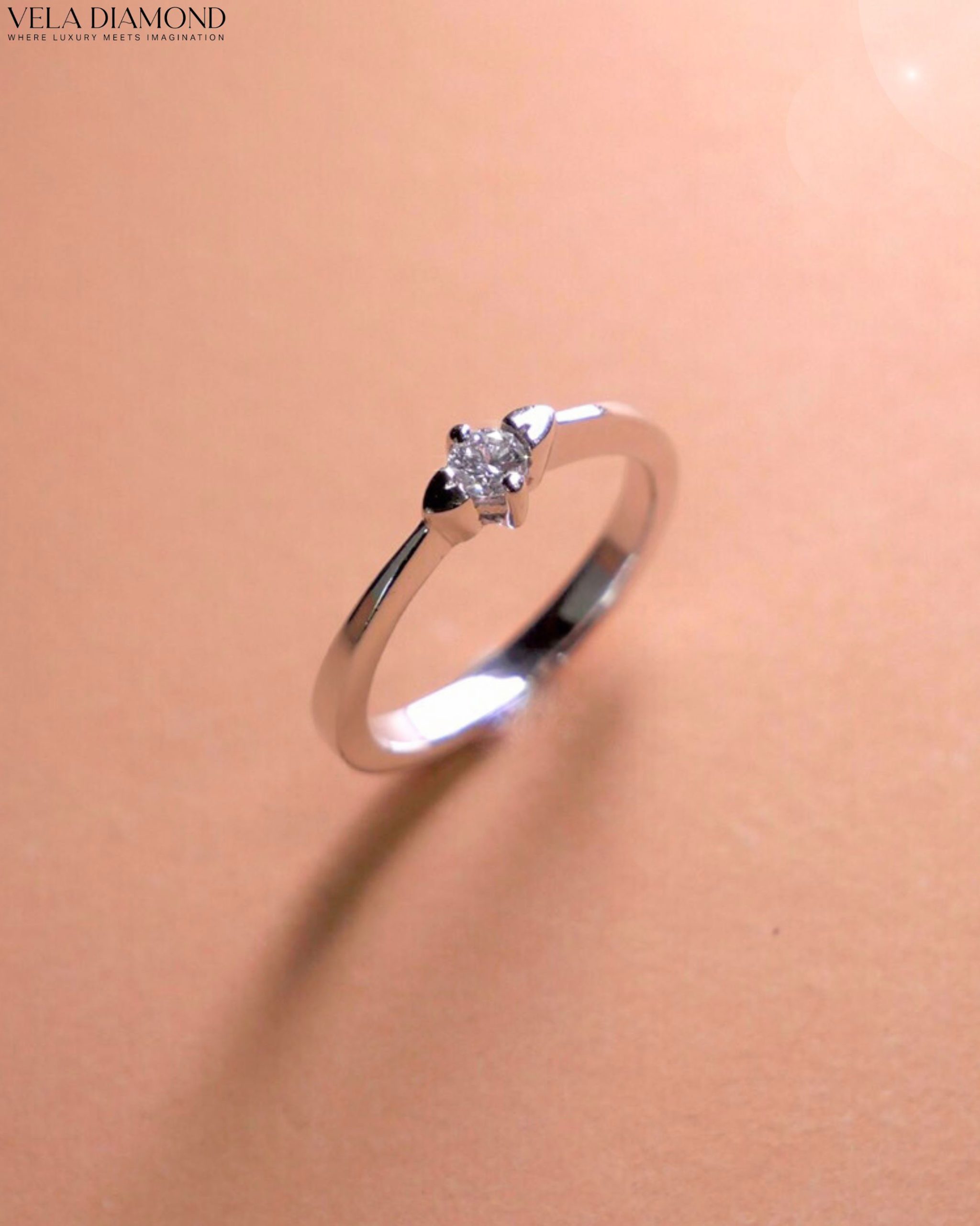 แหวนเพชรกลม Classic Solitaire Ring