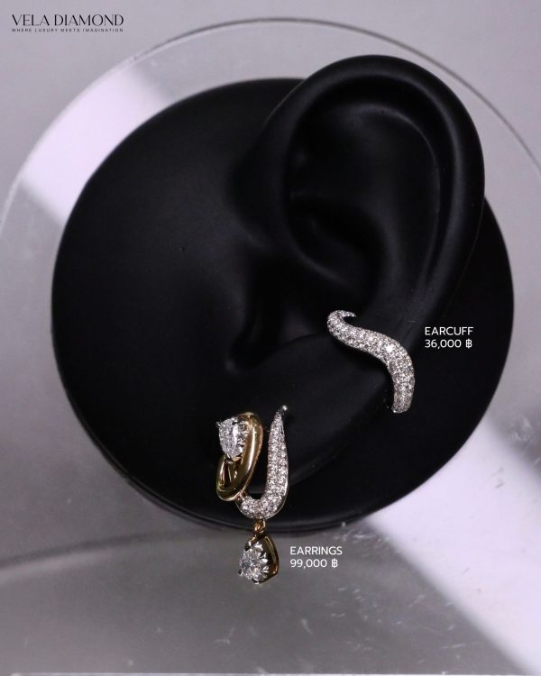 Adorn Pavé Diamond Earcuff — Adorn Collection - Image 5