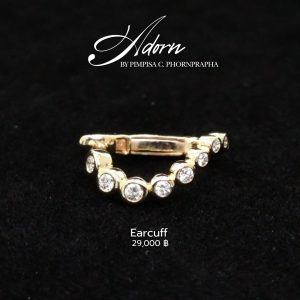 Adorn Bezel Diamond Earcuff — Adorn Collection
