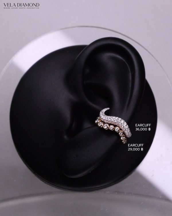Adorn Bezel Diamond Earcuff — Adorn Collection - Image 3