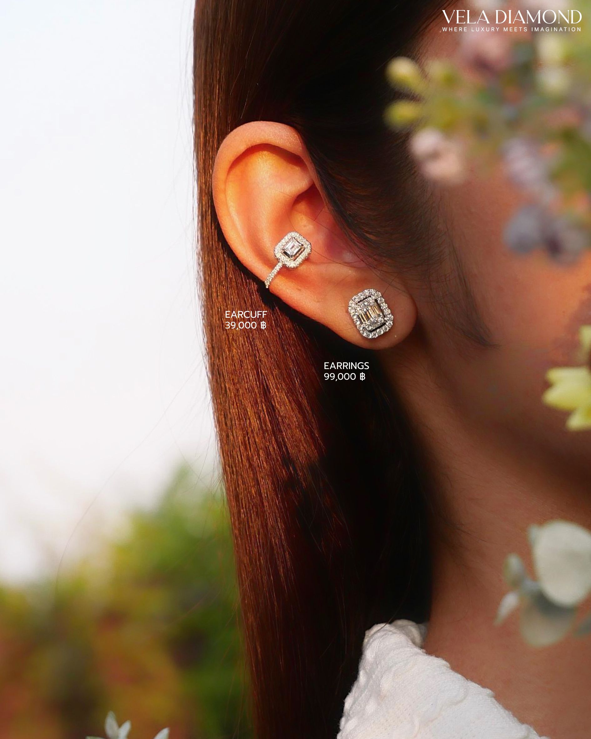 Emerald Diamond Earcuff - Image 2