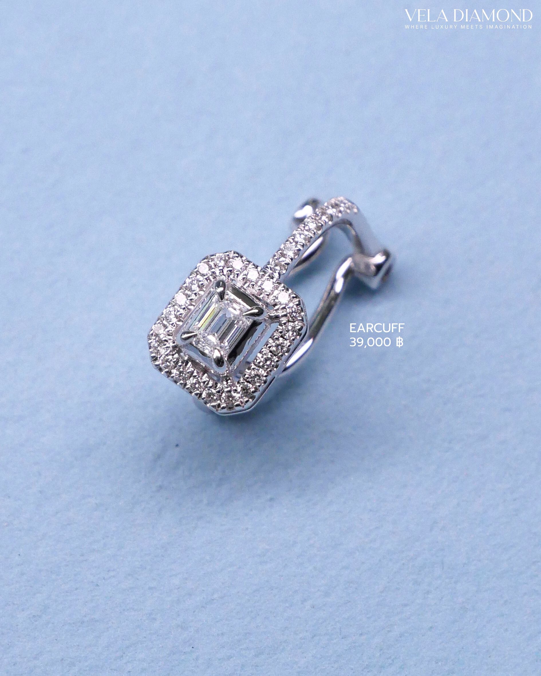 Emerald Diamond Earcuff - Image 7