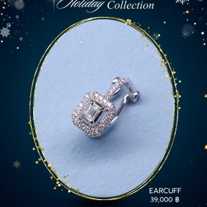 Emerald Diamond Earcuff